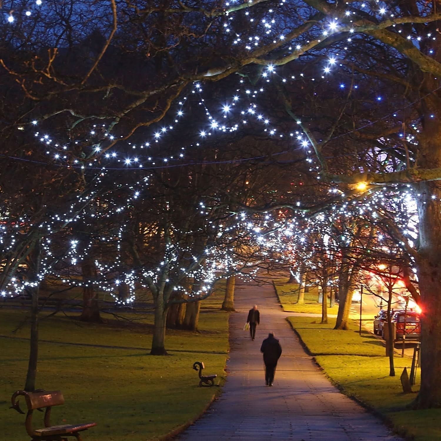 100 Luzes de Natal LED Brancas