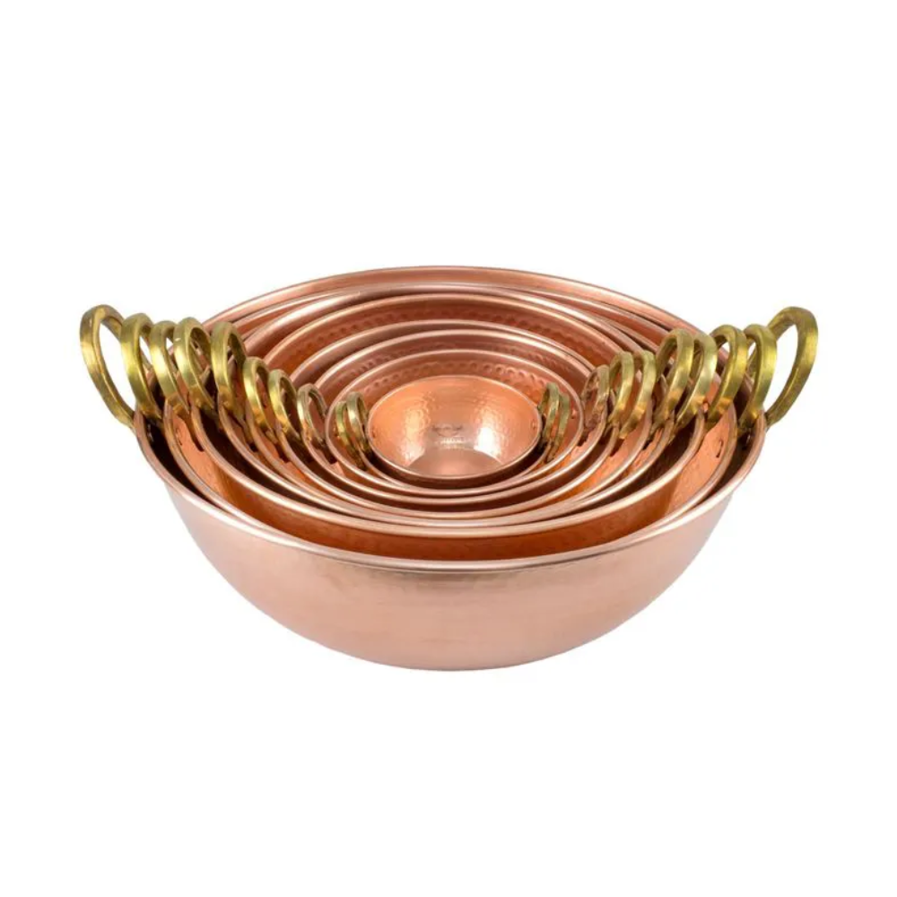 Jogo Tachos de Cobre Artesanal - 10 Unidades | ÚLTIMO DIA DE PROMOÇÃO🔥