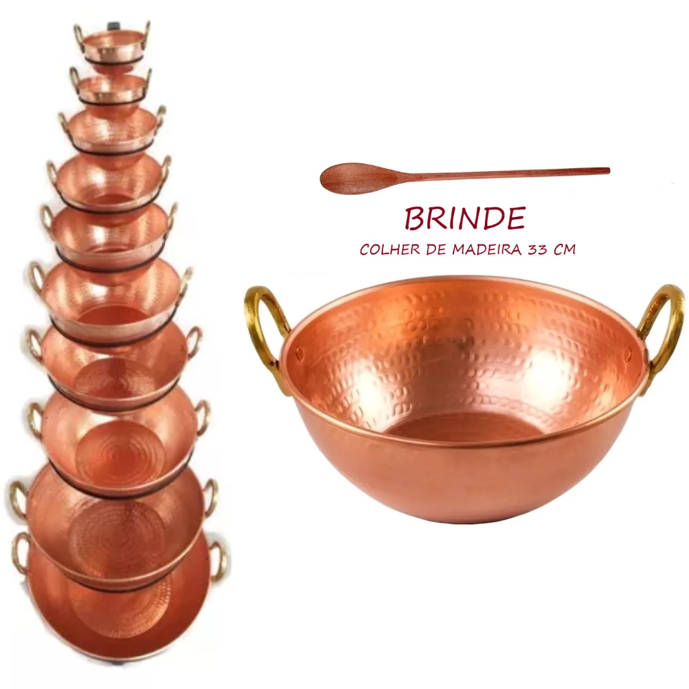 Jogo Tachos de Cobre Artesanal - 10 Unidades | ÚLTIMO DIA DE PROMOÇÃO🔥