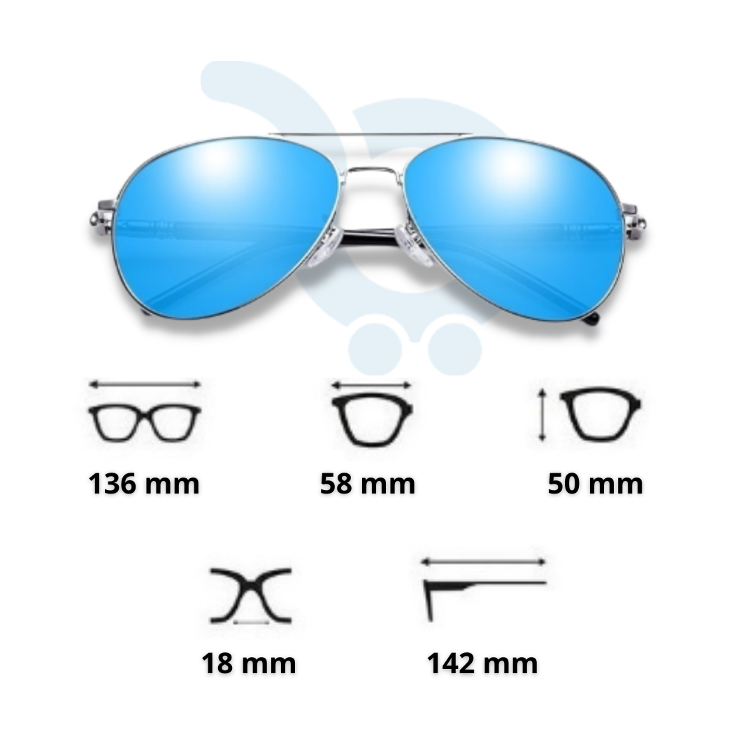 Kit Coleção Óculos Aviador - 5 óculos