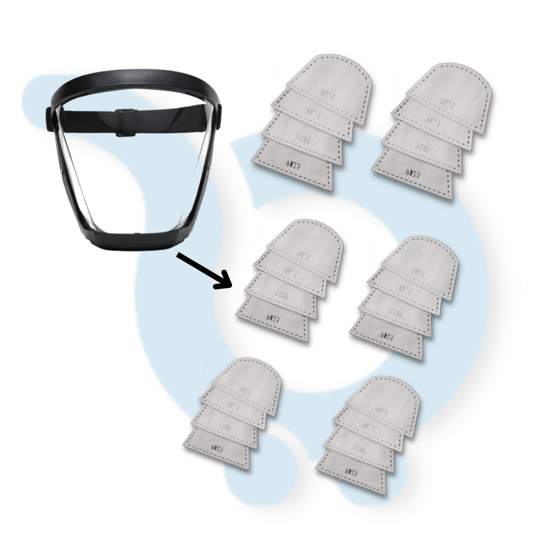 Kit Filtros para Máscara Protetora Facial