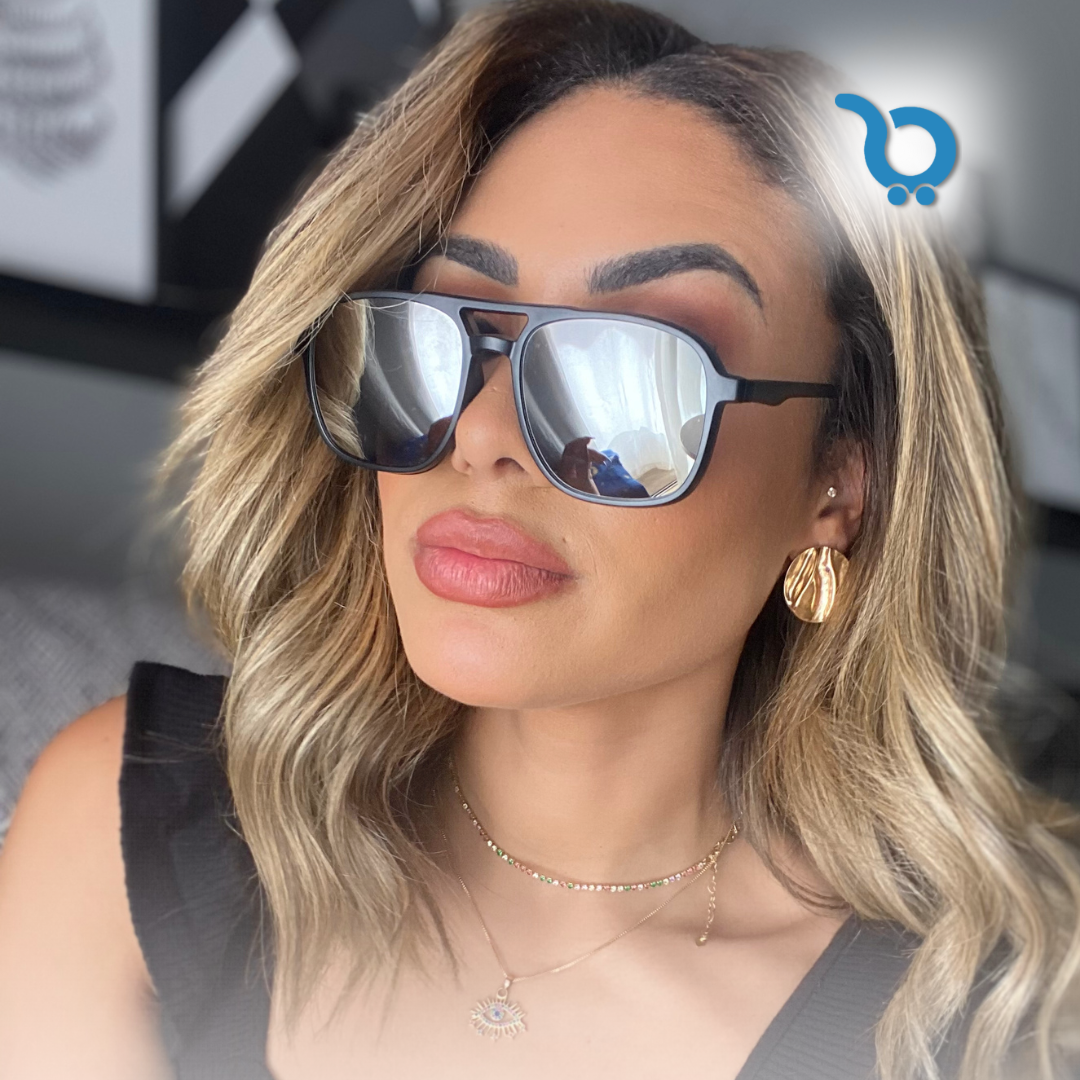 Kit Presente (Carteira com Proteção RFID + Óculos 6 em 1 Modelo FLY)