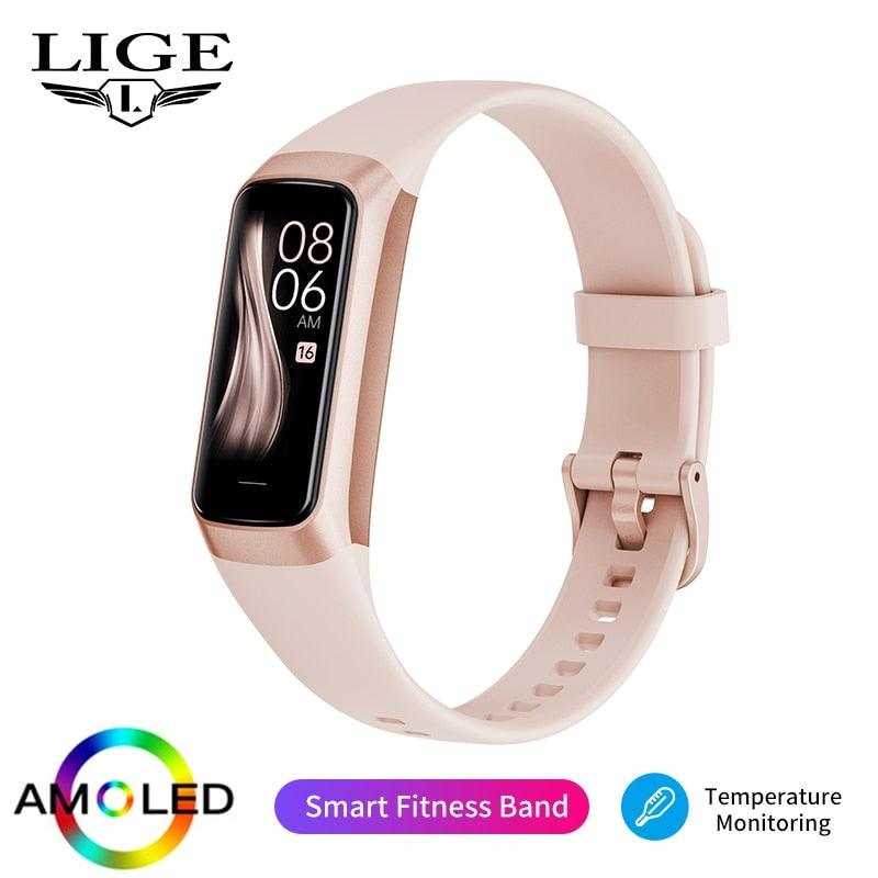Smartwatch Fit Band - Tela AMOLED