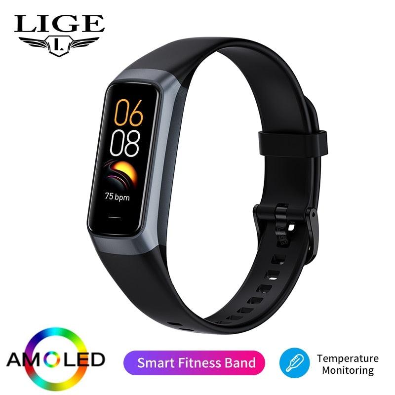 Smartwatch Fit Band - Tela AMOLED