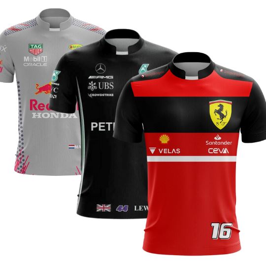 Compre 2 Leve 3 - Camisetas da F1 Gola Especial