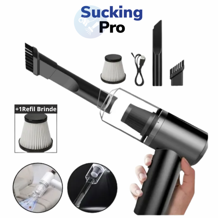 [ULTIMAS UNIDADES] Aspirador Portátil 3 em 1- SuckingPro