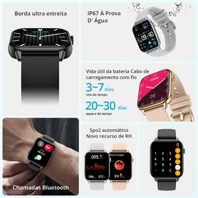 Smartwatch COLMI C60 - 100 Modos Esportivos