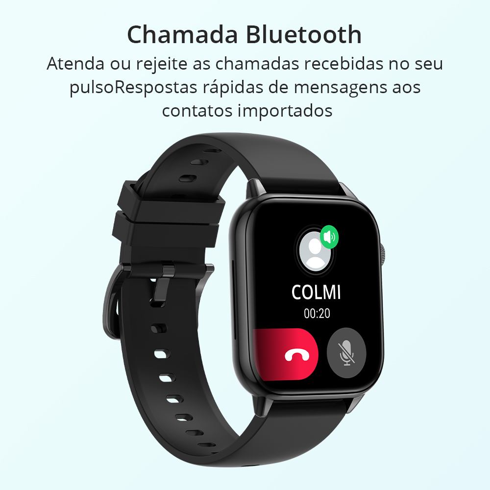 Smartwatch COLMI C60 - 100 Modos Esportivos