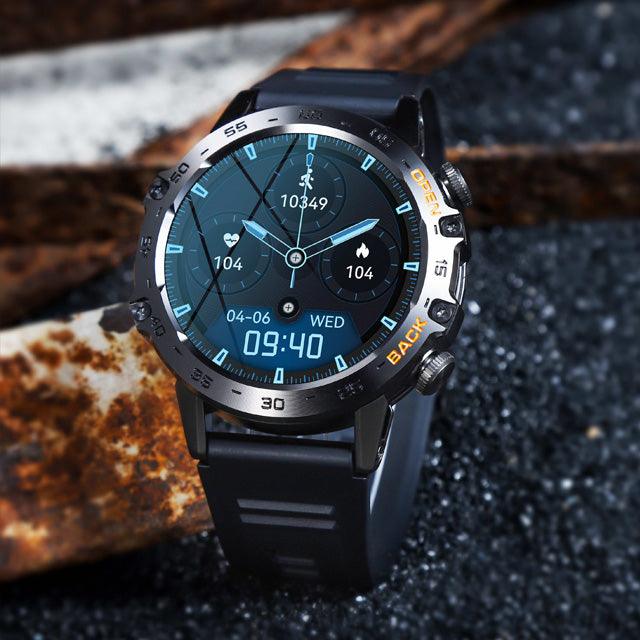 Relógio Inteligente Sport Metal - Smartwatch Esportivo Masculino