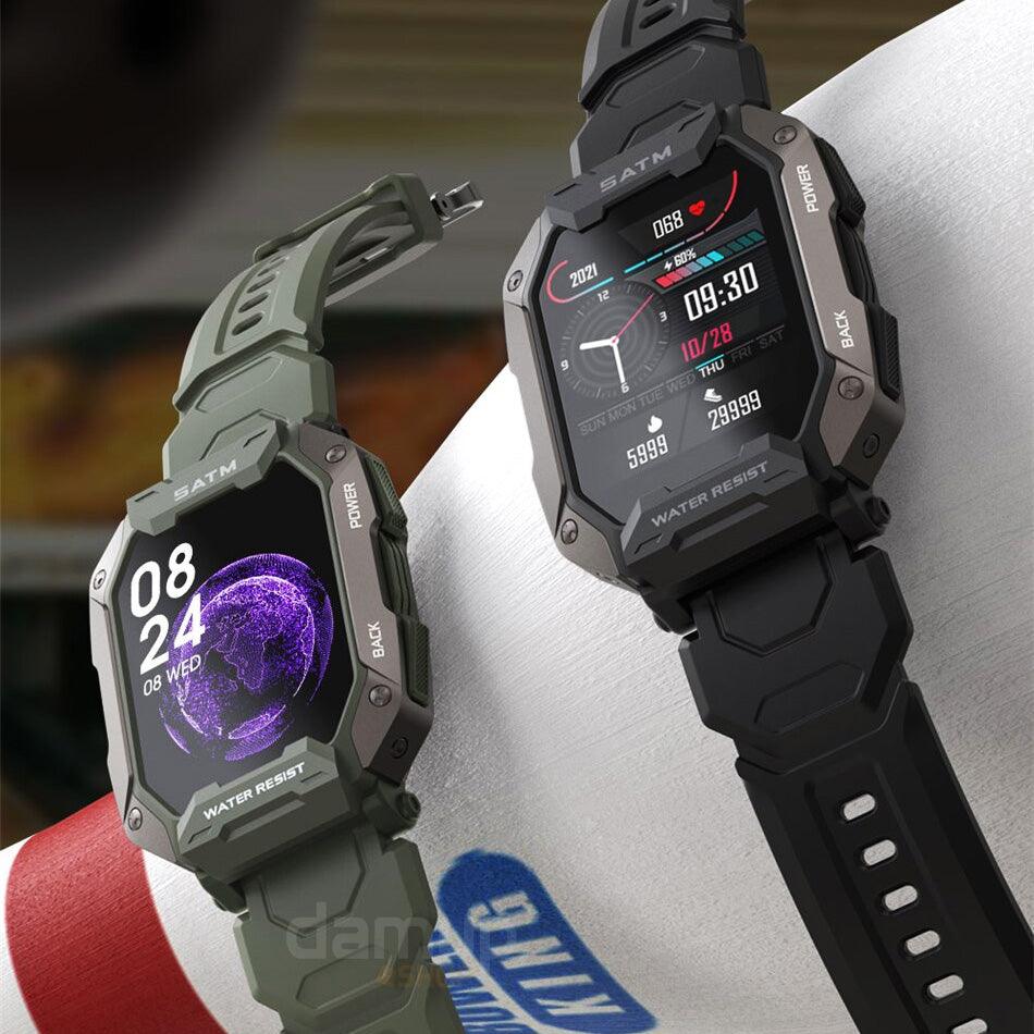 Smartwatch Militar  | Prova d'Água | Fitness | Masculino