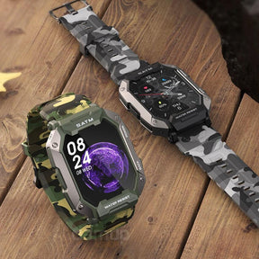 Smartwatch Militar  | Prova d'Água | Fitness | Masculino