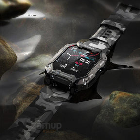 Smartwatch Militar  | Prova d'Água | Fitness | Masculino