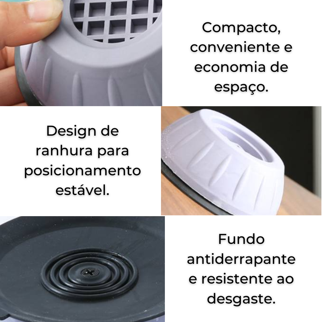 Suportes Antivibração para Máquina de Lavar