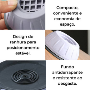 Suportes Antivibração para Máquina de Lavar