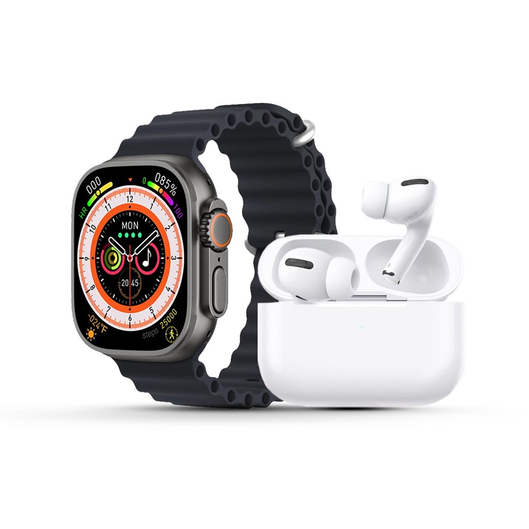 Combo AirTec Pro 2 + Smartwatch Iwo Ultra Compre 1 e Leve 2