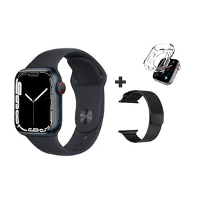 Lançamento Iwo Mini Series 8 + Pulseira Metálica + Case protetora de Brindes