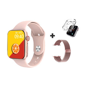 Lançamento Iwo Mini Series 8 + Pulseira Metálica + Case protetora de Brindes